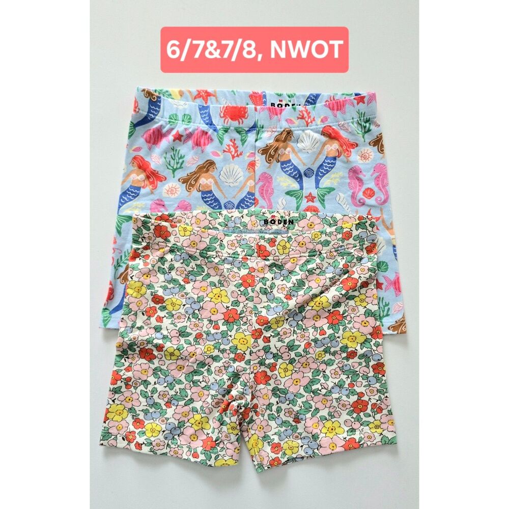 NWT/NWOT Mini Boden Shorts Bundle, Sz 6/7 & 7/8